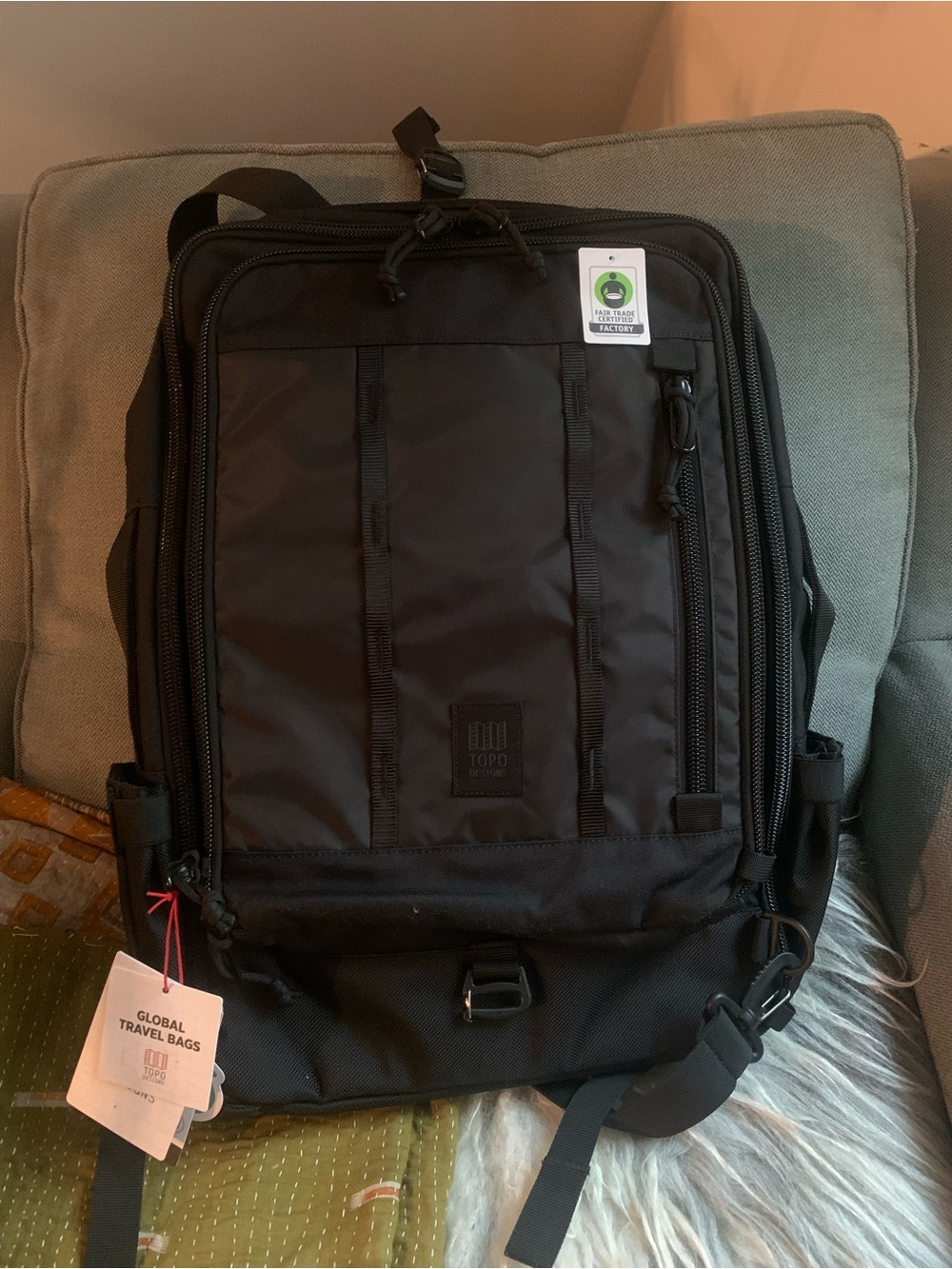 Topo Designs Black monochrome black 30l Backpack